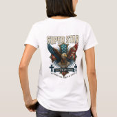 Super Star Eagle Emblem T-Shirt (Rückseite)