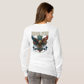 Super Star Eagle Emblem T-Shirt (Schwarz voll)