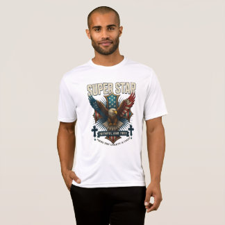 Super Star Eagle Emblem T-Shirt