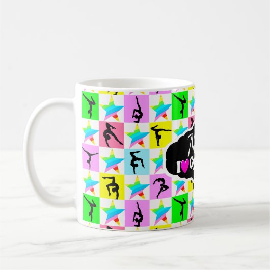 SUPER STAR GYMNAST GIRL DESIGN KAFFEETASSE (Links)