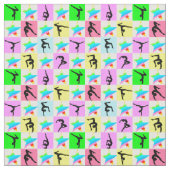 SUPER STAR GYMNASTICS STOFF (Nahaufnahme)