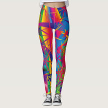 Super Star Leggings - Helle, feine Farben - Yoga