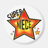 Super Star Niece Funny Magnet (Vorne)