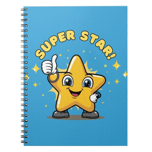 Super Star, Star! Notizblock (Vorderseite)