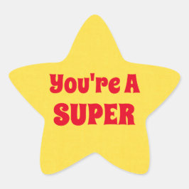Super Star Sticker