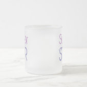 SUPER STAR Tasse (mattiertes Glas) (Mittel)
