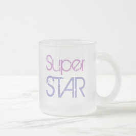 SUPER STAR Tasse (mattiertes Glas)