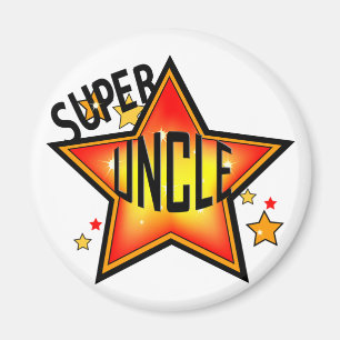 Super Star Uncle Funny Magnet