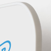 Super Star with sunglasses and mustache Pickleball Schläger (Linke Seite)