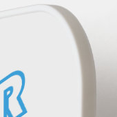 Super Star with sunglasses and mustache Pickleball Schläger (Linke Seite)