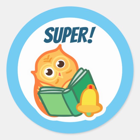 SUPER! Sticker Award — Kundenspezifische Gestaltun (Vorderseite)
