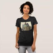 Super stilisiertes Stadtbild NYC T-Shirt (Vorne ganz)