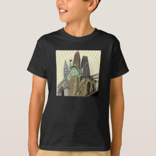Super stilisiertes Stadtbild NYC T-Shirt