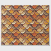 Super stilvolle und moderne Retro-60er 70er GIF Wr Geschenkpapier (Flach)