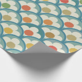 Super stilvolle und moderne Retro-60er 70er GIF Wr Geschenkpapier (Ecke)