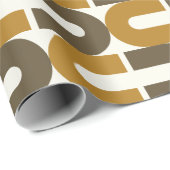 Super stilvolle und moderne Retro-60er 70er GIF Wr Geschenkpapier (Rolleneckpunkt)