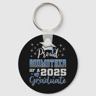 Super Stolz Godmutter von 2025 Graduate Phantastis Schlüsselanhänger