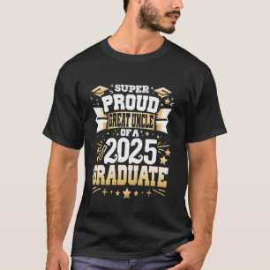 Super Stolz Großer Onkel einer Klasse 2025 Graduat T-Shirt