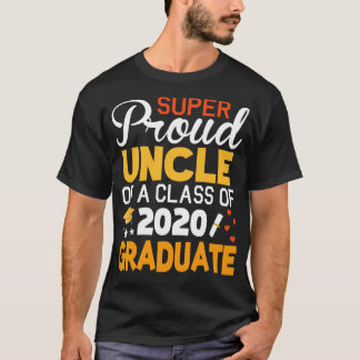 Super Stolz Onkel einer Klasse von 2020 Graduate S T-Shirt
