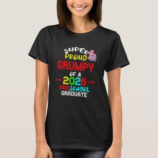 Super stolzer GRUMPY Absolvent des Vorschuljahres T-Shirt (Vorderseite)