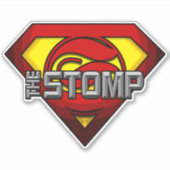 Super STOMP Custom-Cut Vinyl Sticker (Vorderseite)