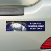 Super Storm Sandy 2012,Auge des Sturms_ Autoaufkleber (Auf Auto)