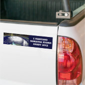 Super Storm Sandy 2012,Auge des Sturms_ Autoaufkleber (Auf Lkw)