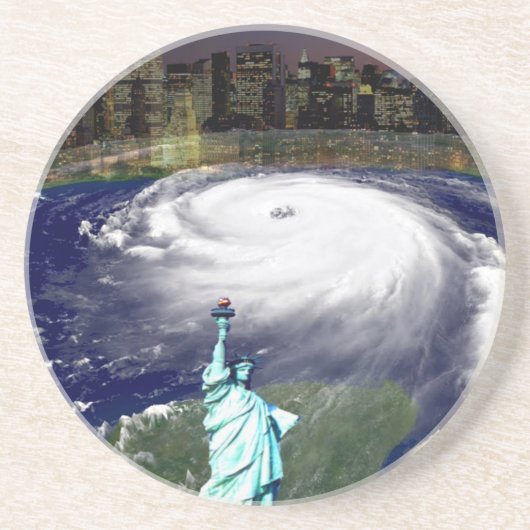 Super Storm Sandy 2012,Auge des Sturms_ Getränkeuntersetzer (Vorne)