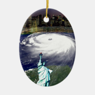 Super Storm Sandy 2012,Auge des Sturms_ Keramikornament