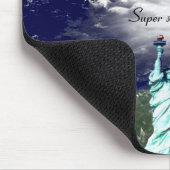 Super Storm Sandy 2012,Auge des Sturms_ Mousepad (Ecke)