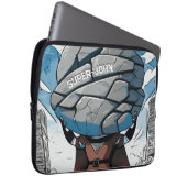 Super Strong Super Hero Laptopschutzhülle (Vorne Rechts)