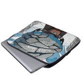 Super Strong Super Hero Laptopschutzhülle (Vorne Knopf)