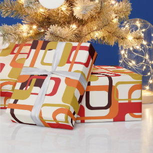 Super stylishche und moderne Retro 60er 70er Gesch Geschenkpapier