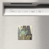 Super Stylisierte Cityscape NYC Magnet (In Situ (Geschirrspüler))