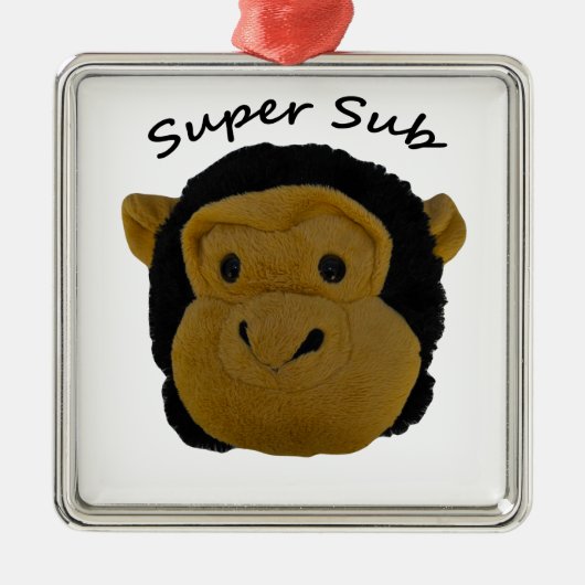 Super Sub Silbernes Ornament (Vorne)