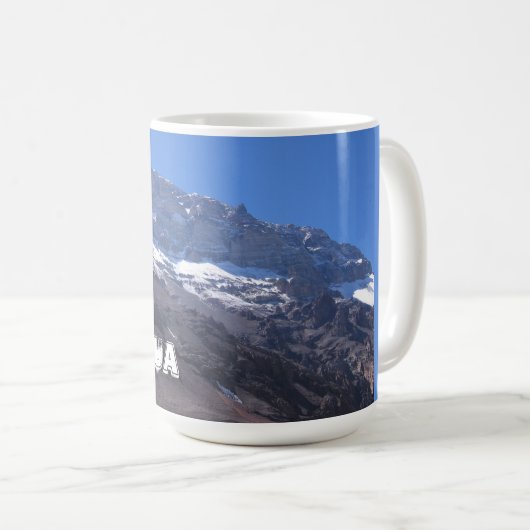 Super Summit View, Mount Aconcagua, Argentinien Kaffeetasse (VorderseiteRechts)