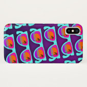Super Sunset Shades Pattern Case-Mate iPhone Hülle (Rückseite (Horizontal))