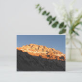Super Sunset View, Mount Aconcagua, Argentinien Postkarte (Stehend Vorderseite)