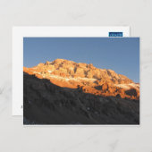 Super Sunset View, Mount Aconcagua, Argentinien Postkarte (Vorne/Hinten)