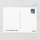 Super Sunset View, Mount Aconcagua, Argentinien Postkarte (Rückseite)