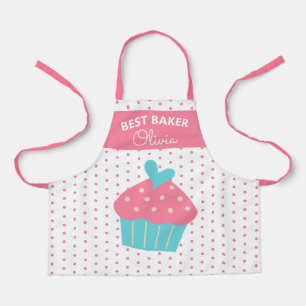 Super süße Hauptbäckerin Farbige Cupcake Backen Ap Schürze