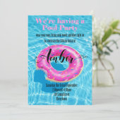 Super süße kundengerechte Geburtstags-Einladung Einladung (Stehend Vorderseite)