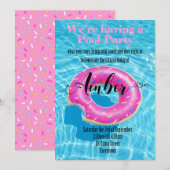 Super süße kundengerechte Geburtstags-Einladung Einladung (Vorne/Hinten)