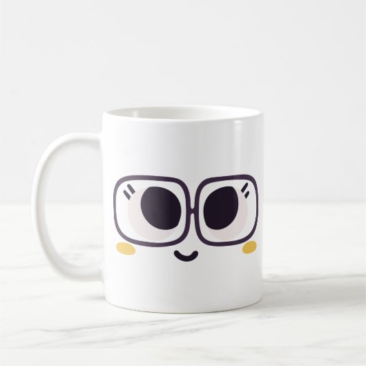 Super süße Smiley-Kaffeetasse Kaffeetasse (Links)