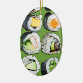 Super süße Sushi-Verzierung Keramik Ornament (Links)