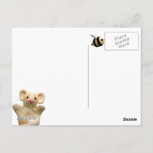 Super Süße Tier Postkarte (Rückseite)