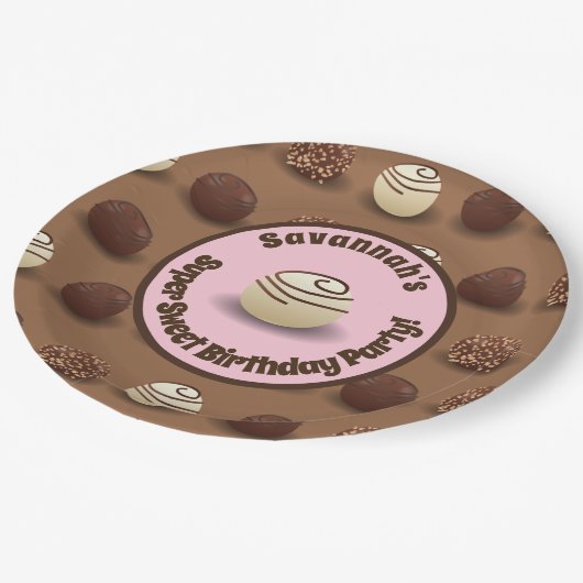 Super süßes pappteller (Schrägansicht)