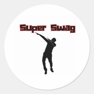 Super swag 2024 runder aufkleber