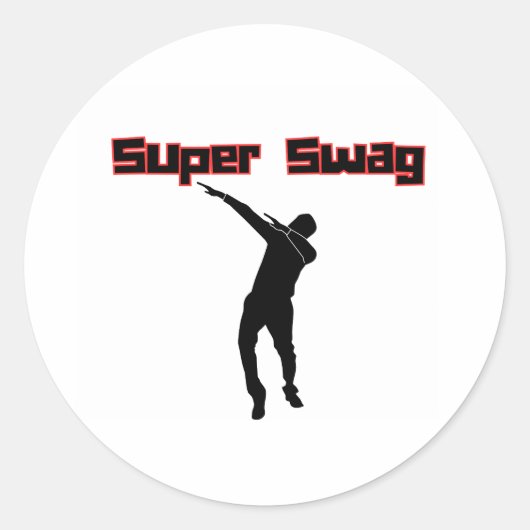 Super swag 2024 runder aufkleber (Vorderseite)