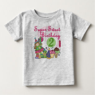 Super Sweet 2. Geburtstag T - Shirt und Geschenke